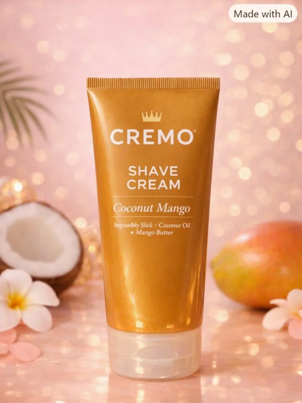 Cremo Coconut Mango Moisturizing Shave Cream 6 oz